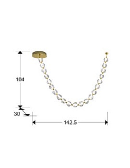 Zaria II Dimable Lámpara Gran Formato 21L