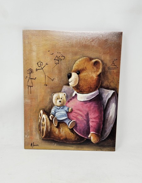 Pack 4 Cuadros Infantiles Osos