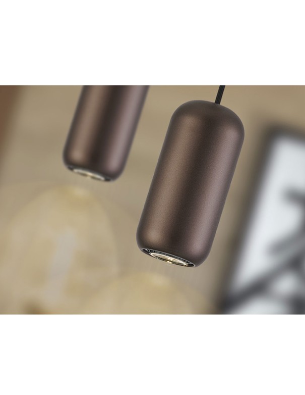 Nimes Lámpara Negro Marrón Schuller