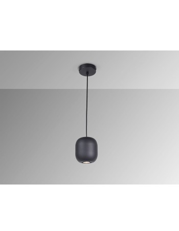 Lámpara 1 luz negra Nimes