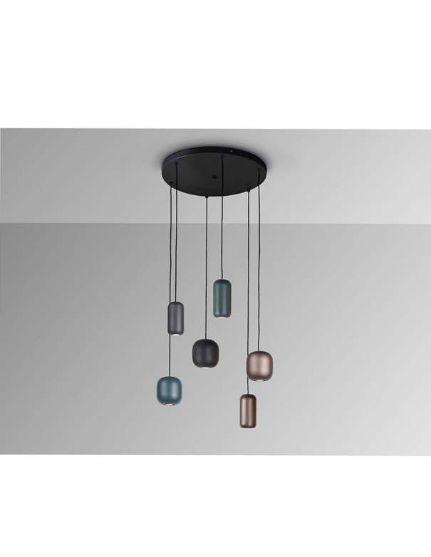 Lámpara Plafón Nimes 6 Luces Schuller