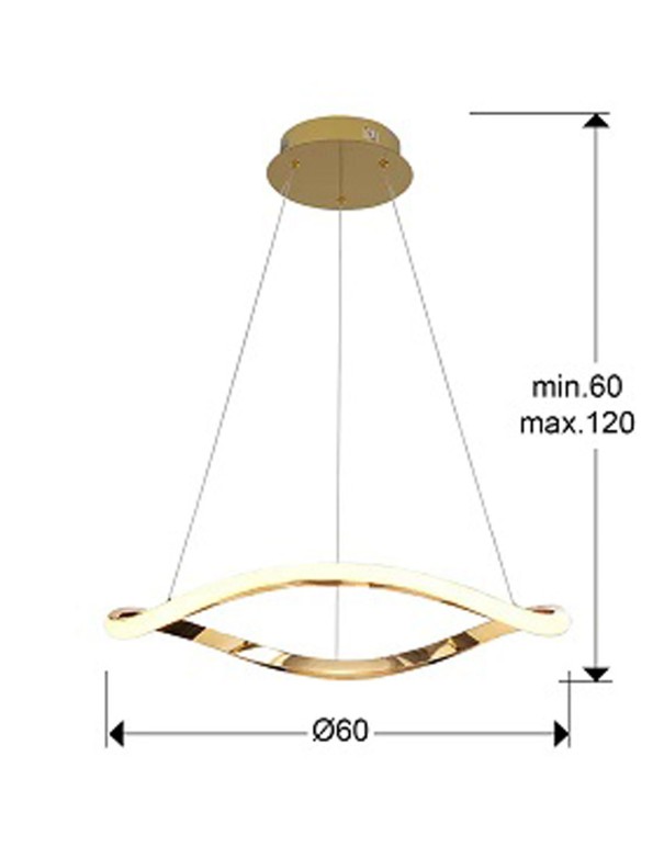 Naos Lámpara 1 Aro Led Schuller