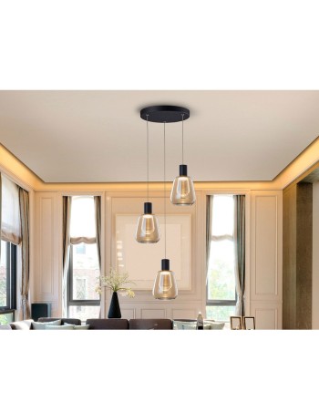 Lámpara plafón Carisa 3 luces