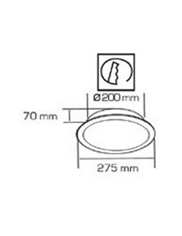 Downlight Led Color Blanco Gran Bisel