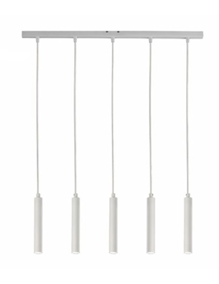 Lámparas de techo con 5 cilindros de 35 cm