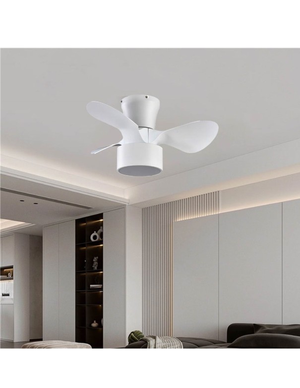 Ventilador DC Blanco Pequeños Espacios