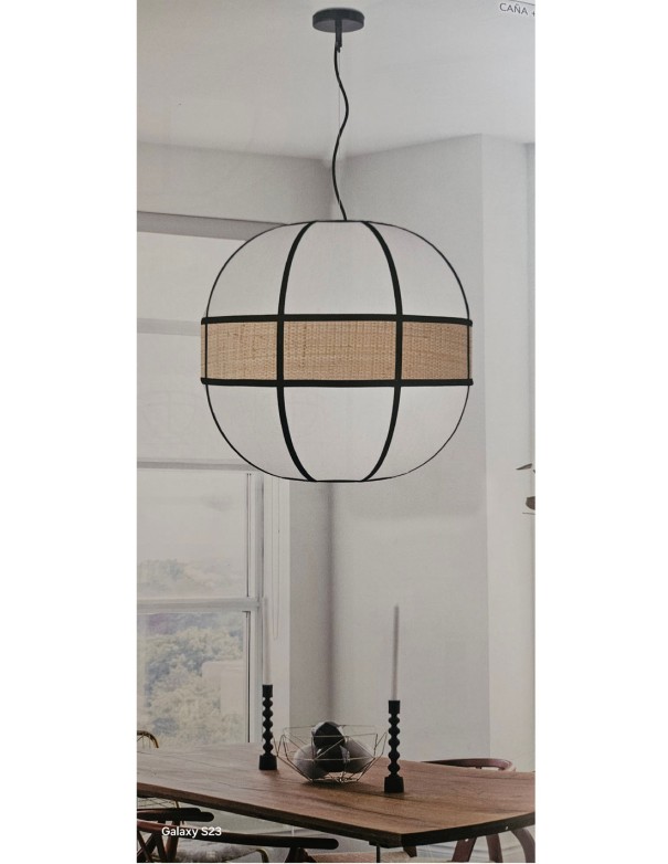 Lámpara Bola Textil Personalizable