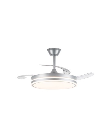 Ventilador Led 106cm Plata...