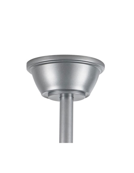 Ventilador Led 106cm Plata Luz Regulable