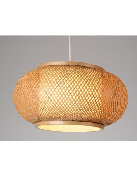 Luminaria de Techo Bambú Beige Natural