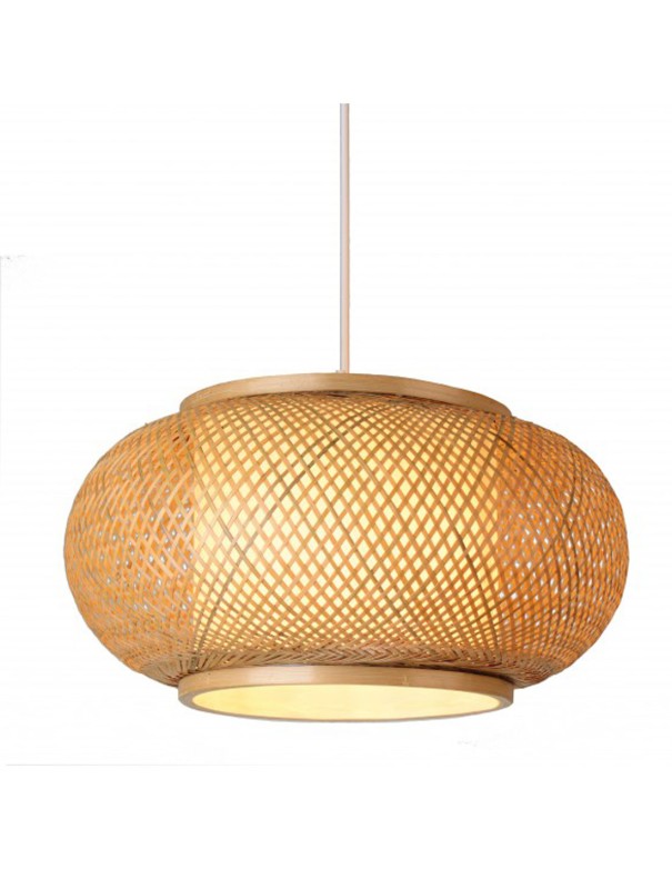 Luminaria de Techo Bambú Beige Natural