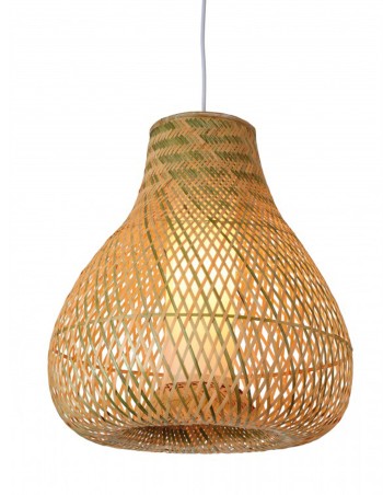 Lámpara Colgante Bambú Pera