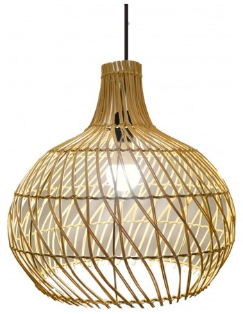 Lámpara de mimbre natural barata