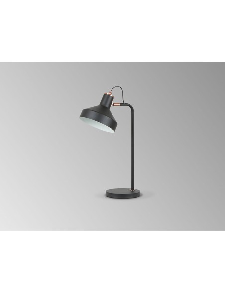 Lámpara de sobremesa negro cobre