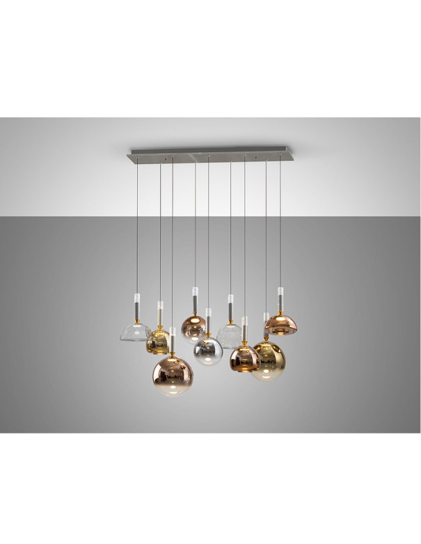 Lámpara Charlize 9 luces Schuller