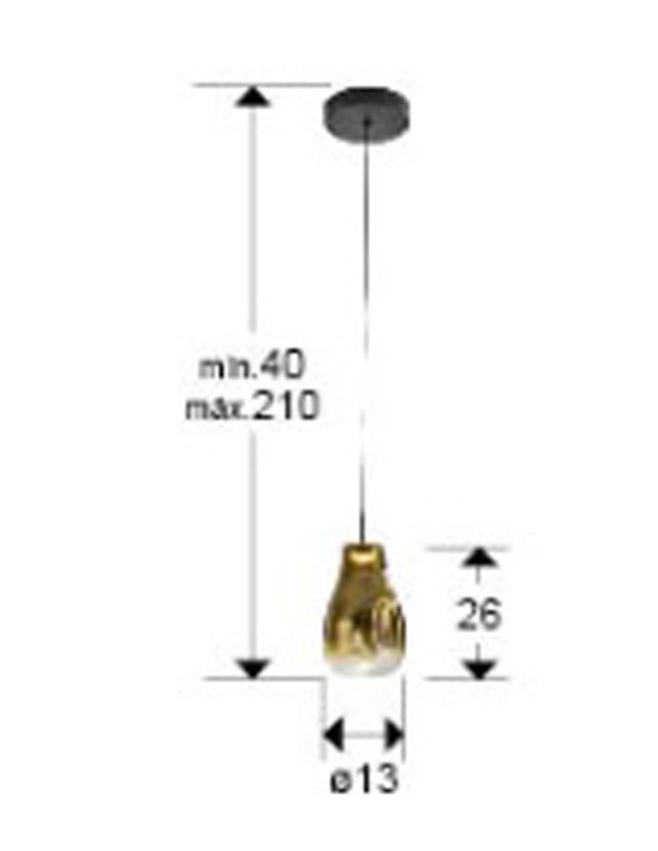 Lámpara de Techo Aledis Pequeña