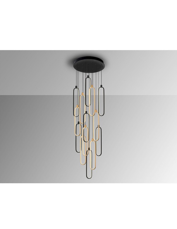 Collete Gran Formato Negro Oro Rosa...