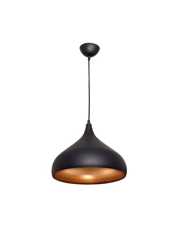Lámpara vintage negra oro