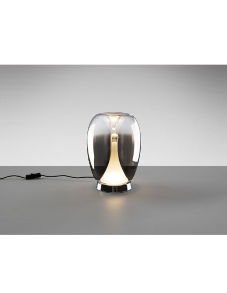 Lámpara sobremesa Suspiro cromo smoke