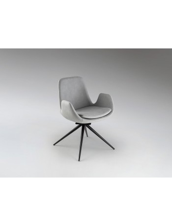 Silla Zuna gris claro giratoria mejor precio