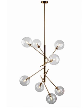 Lampara de Cristal Bolas