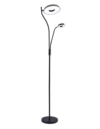 Lámpara de pie negra led barata