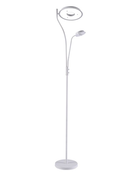 Pie de salón led blanco barato