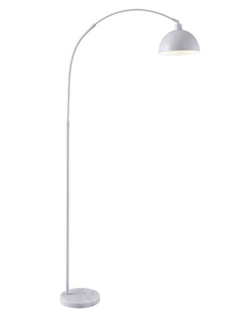 Pie de salón arco blanco económico