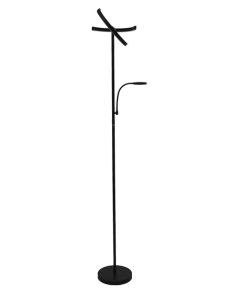 Comprar Lámpara de Pie Led Cabezal Articulable