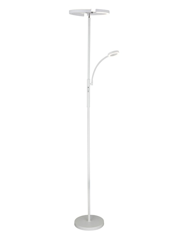 Lámpara led de suelo blanco económica