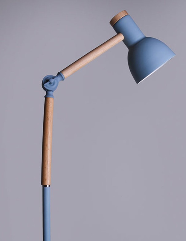 Pie de Salón Brazo Articulado Azul y...