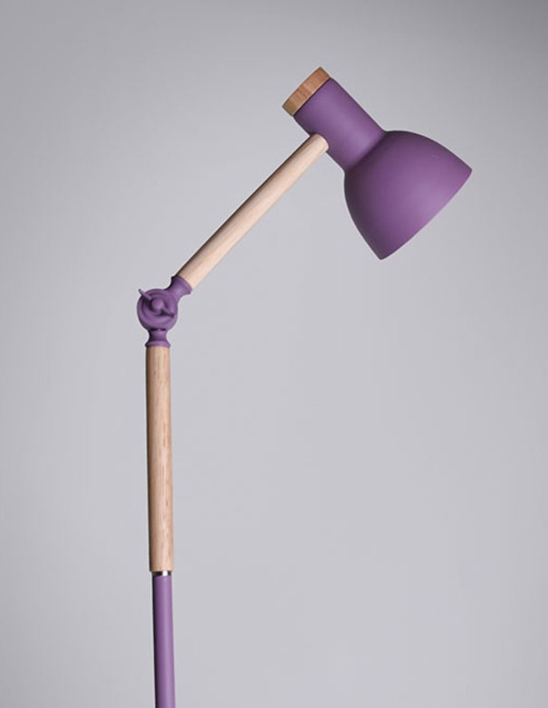 Lámpara de Suelo Flexo Purpura