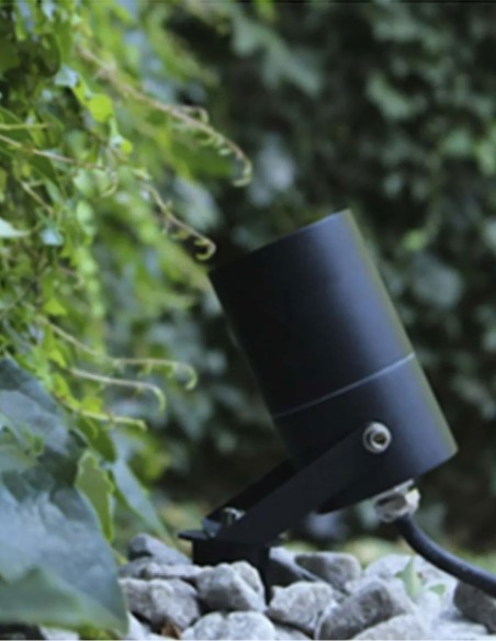 Foco Pika Exterior Negro IP65