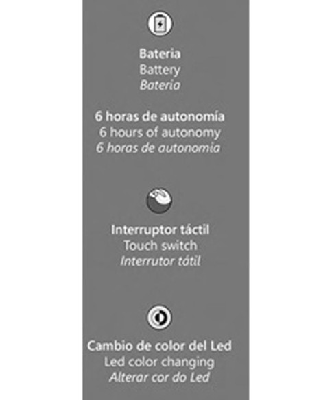 Lámpara Sobremesa Recargable muy Barato