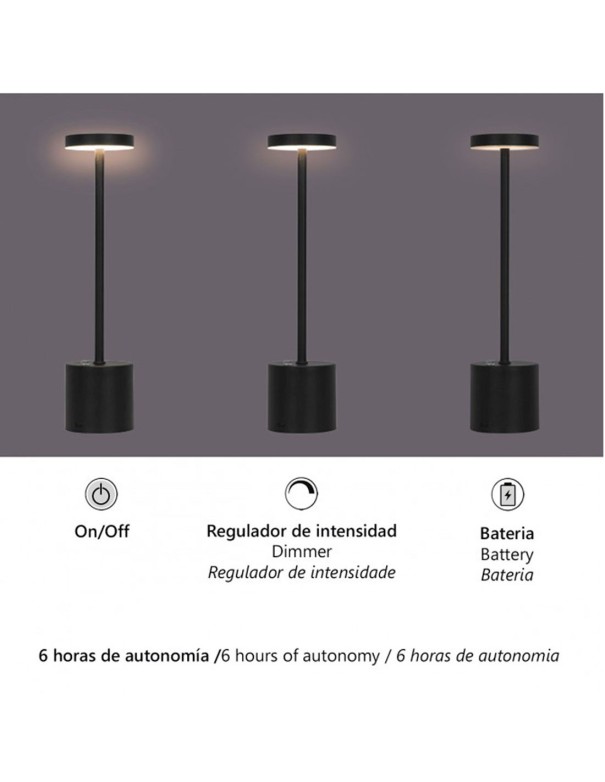 Lámpara Sobremesa Recargable Económico