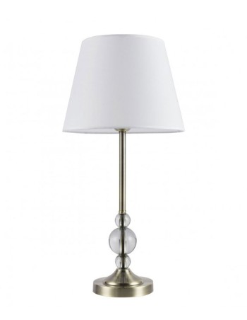 Lámpara con pantalla dorada alta