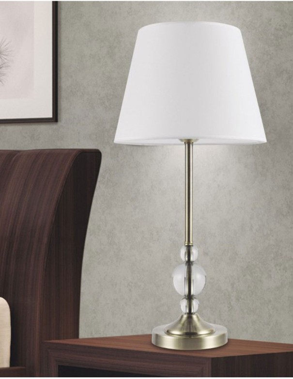 Lámpara de Mesita Dorada Estilosa