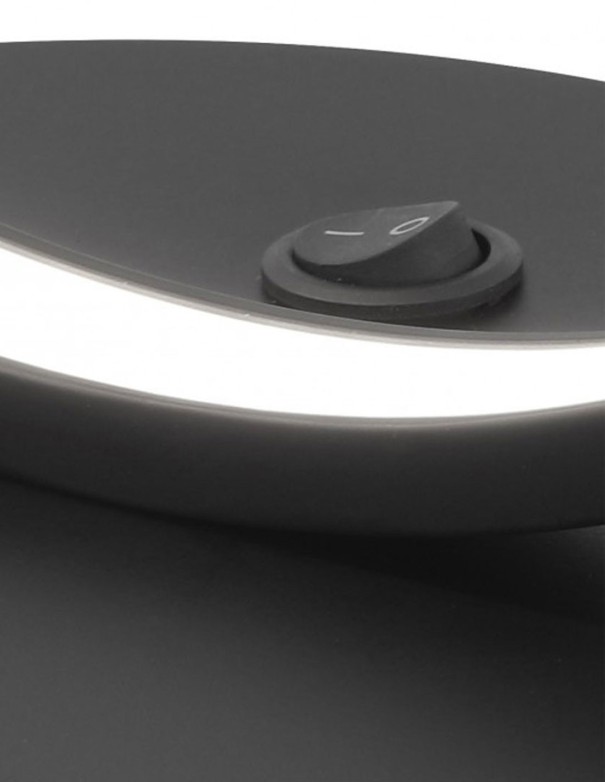 Lámpara de Mesa Led Negra