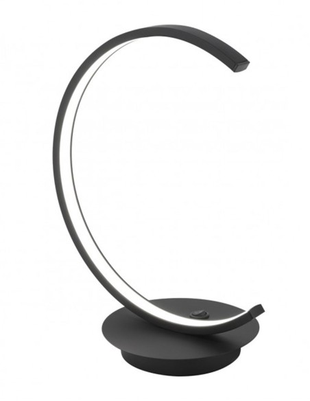 Lámpara de Mesa Led Negra