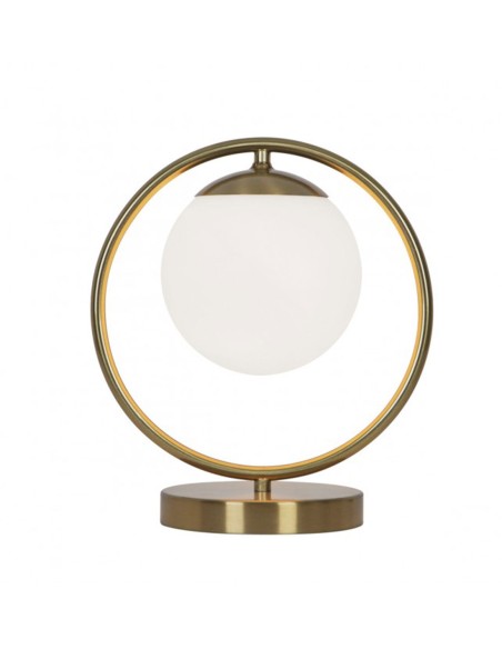 Lámpara de Mesa Circulo Latón