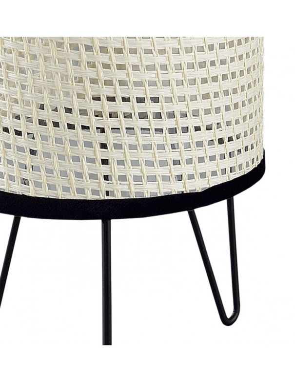 Lámpara de Mesa Rejilla Natural