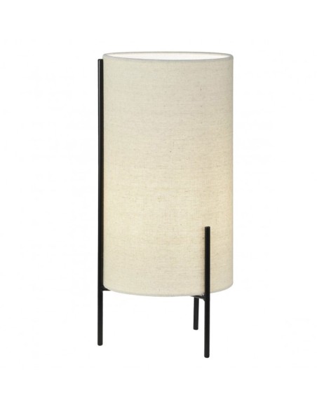 Lámpara de mesa barata textil tostado