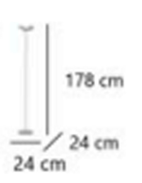 Lámparas Pie Negra Led