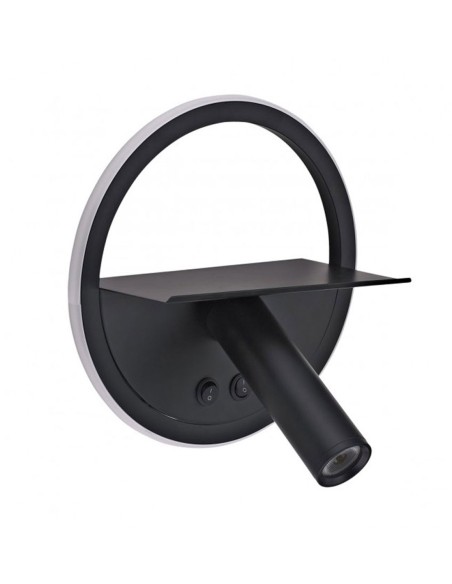 Aplique cabecero led negro