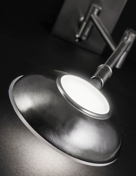 Aplique de Pared Articulado Níquel Led