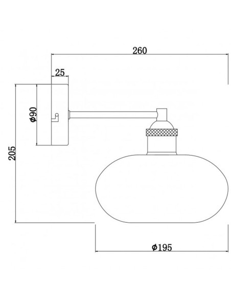 Apliques de Pared Tulipa Abierta Ambar