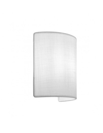 Medio aplique textil blanco