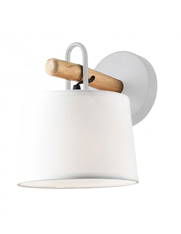 Lámpara con Pantallas de Tela