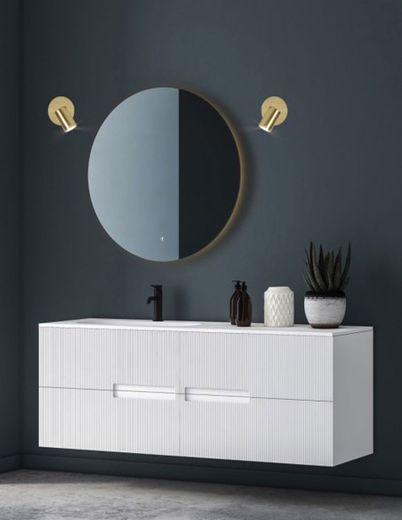 Foco Basculante Dorado