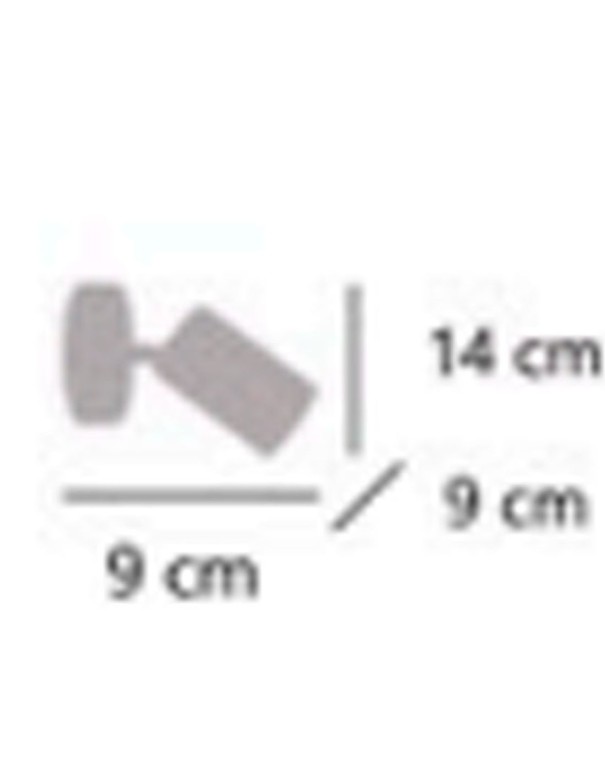 Foco Basculante Dorado